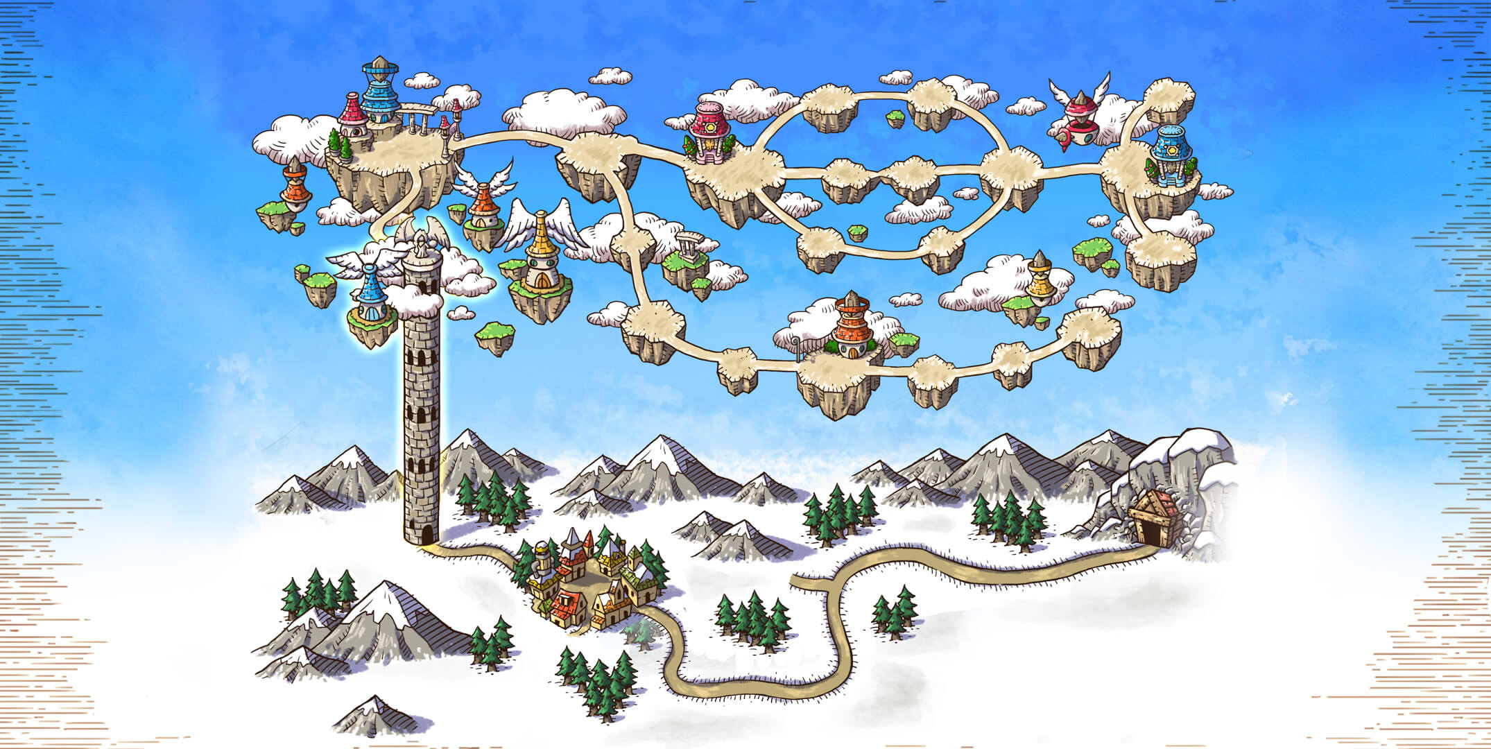冰峰雪域地图